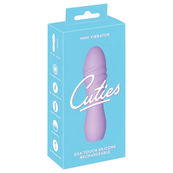 Cuties Mini 3 - Vibrador espiral recargable y resistente al agua (lila)