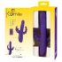 SMILE Triple: vibrador rotativo y pulsante con triple brazo (lila)