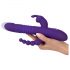 SMILE Triple: vibrador rotativo y pulsante con triple brazo (lila)