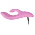 SMILE Nodding - vibrador rosa con cabezal flexible y estimulador.