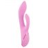 SMILE Nodding - vibrador rosa con cabezal flexible y estimulador.