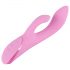 SMILE Nodding - vibrador rosa con cabezal flexible y estimulador.