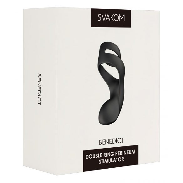 Svakom Benedict - Anillo vibrador estimulante (negro)