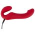 You2Toys Sin Correas - vibrador ajustable con mando (rojo)