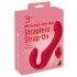 You2Toys Sin Correas - vibrador ajustable con mando (rojo)