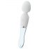 Vibrador LED Liaison Wand de silicona y vidrio (transparente)