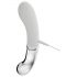 Vibrador LED Liaison - silicona y cristal (traslúcido-blanco)