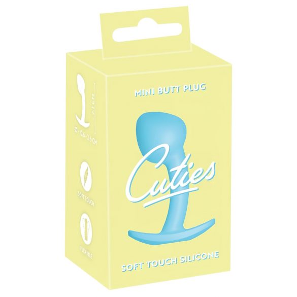 Cuties Mini Plug Anal - silicona - azul (2,6 cm)