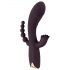 Javida - Vibrador 3en1 con perlas y lengua (lila)