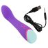 Vibrador G-punto recargable, lila y resistente al agua