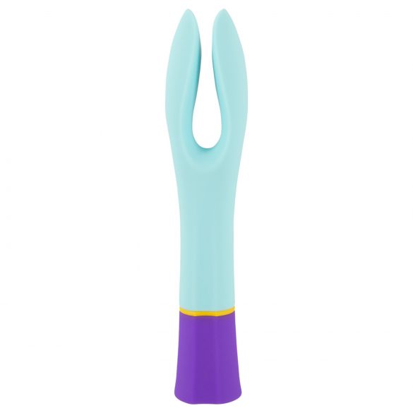 You2Toys Colorido - Vibrador recargable y resistente al agua con dos motores