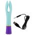 You2Toys Colorido - Vibrador recargable y resistente al agua con dos motores