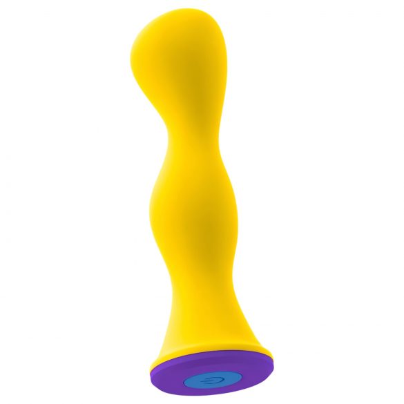 Vibrador anal amarillo You2Toys, recargable y resistente al agua.