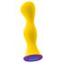 Vibrador anal amarillo You2Toys, recargable y resistente al agua.