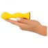 Vibrador anal amarillo You2Toys, recargable y resistente al agua.