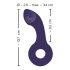 SMILE - Vibrador recargable para puntos G y P (lila)