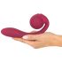 You2Toys Rosenrot - Vibrador rojo G-spot recargable y resistente al agua