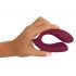 Vibrador portátil Rosenrot rojo recargable con control remoto