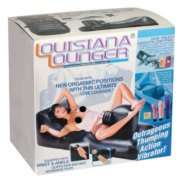 Sillón de Placer Louisiana - máquina sexual con vibrador integrado (negro)