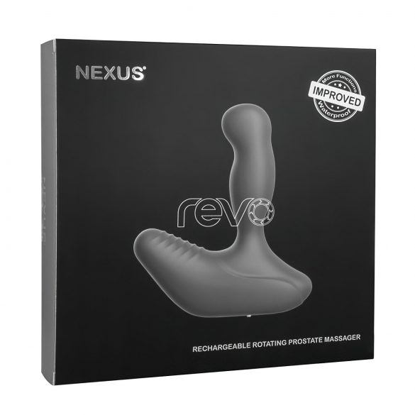 Nexus Revo - Vibrador Rotativo de Próxima Generación para Próstata (Negro)