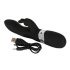 SMILE Blacky - Vibrador USB de doble motor (negro)