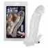 Crystal Skin - Funda Vibradora Extensible para Pene