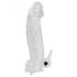 Crystal Skin - Funda Vibradora Extensible para Pene