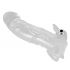 Crystal Skin - Funda Vibradora Extensible para Pene