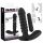 Vibrador Negro Terciopelo Acanalado - Mediano