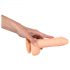 Vibrador inalámbrico de silicona 7 - tono natural