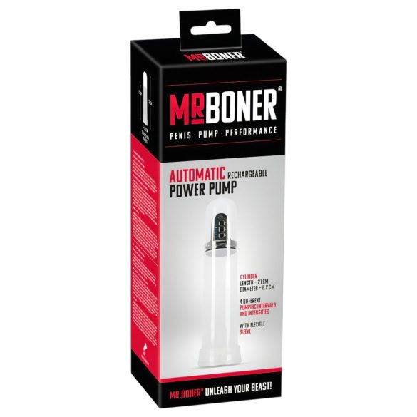 Mister Boner Automático - bomba de pene recargable