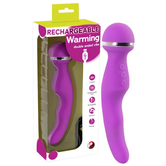 You2Toys - Vibrador masajista calefactable recargable (rosa)