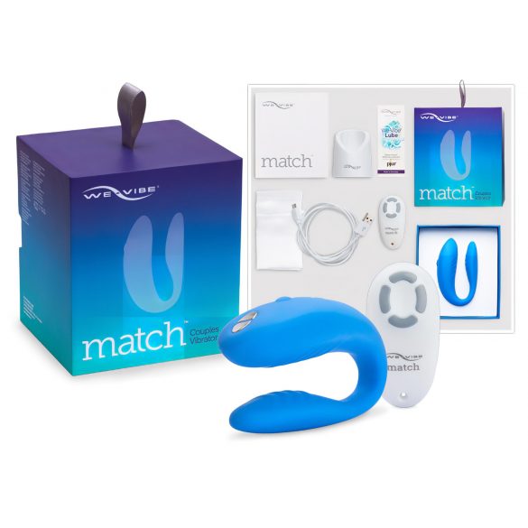 We-Vibe Match - vibrador waterproof para parejas (azul)