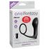 Analfantasy - Vibrador anal con anillo para pene (negro)