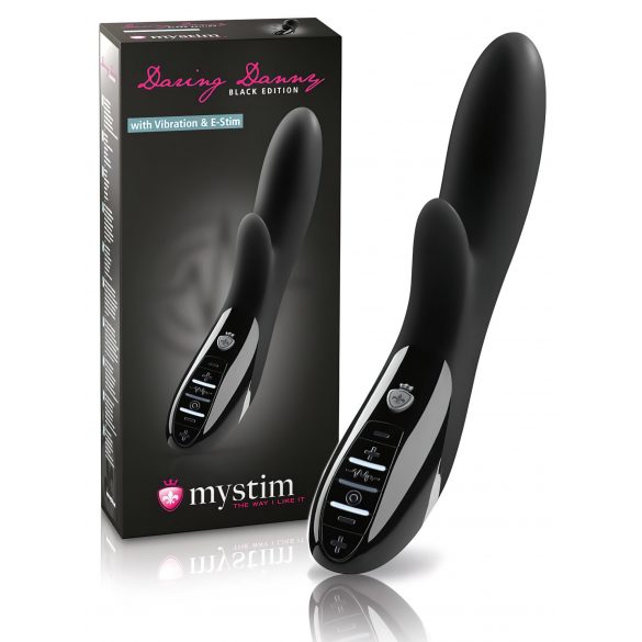 Mystim Daring Danny - vibrador electroestimulador (negro)