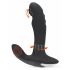 Rebel - Vibrador negro con perlas giratorias para próstata