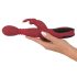 You2Toys Masajeador - Vibrador rojo para punto G con calor y rotación