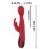 You2Toys Masajeador - Vibrador rojo para punto G con calor y rotación