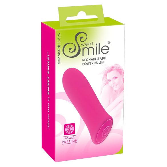 Bala Vibradora Smile Power - recargable y potente (rosa)