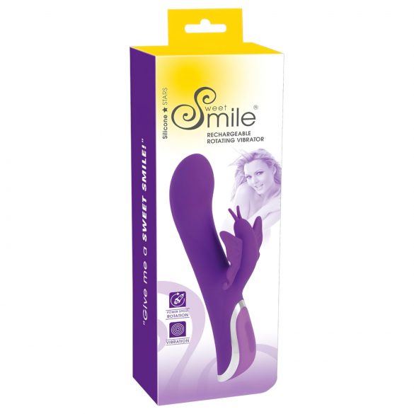 SMILE Turbo Rotatorio - Vibrador con brazo para clítoris (lila)