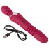 Javida Thrusting - 3en1 masajeador vibrador (rojo)