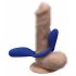 BeauMents Flexxio - Vibrador dual azul para parejas