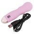 Rosa Cutie - Mini vibrador ondulado recargable (rosa)