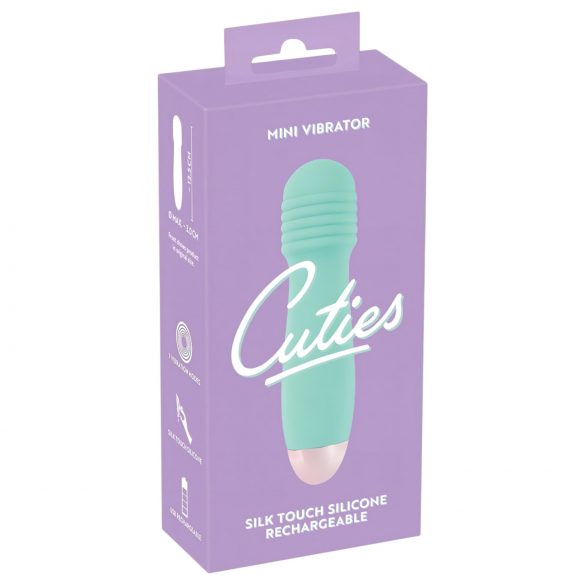 Cuties Mini Wand - masajeador vibrador mini recargable (verde)