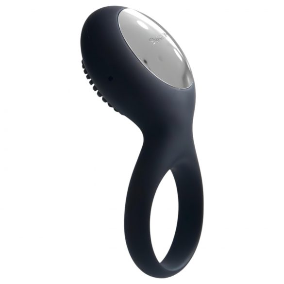 Svakom Tyler - Anillo vibrador recargable y resistente al agua (negro)