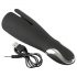 Vibrador Potente Rebel - recargable (negro)