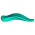 ROMP Wave - Vibrador recargable e impermeable para clítoris (verde)