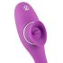 Vibrador 2 en 1 recargable - lila