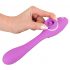 Vibrador 2 en 1 recargable - lila