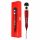 Doxy Die Cast 3 Wand - masajeador vibrador rojo (con cable)